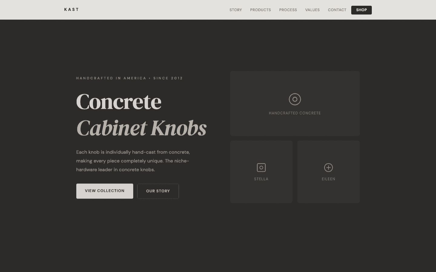 Kast Concrete Knobs preview